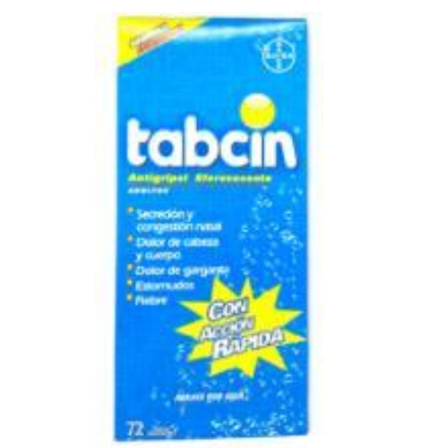 Tabcin Efervescente Azul 72ct