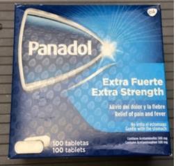 Panadol Extra Fuerte x100